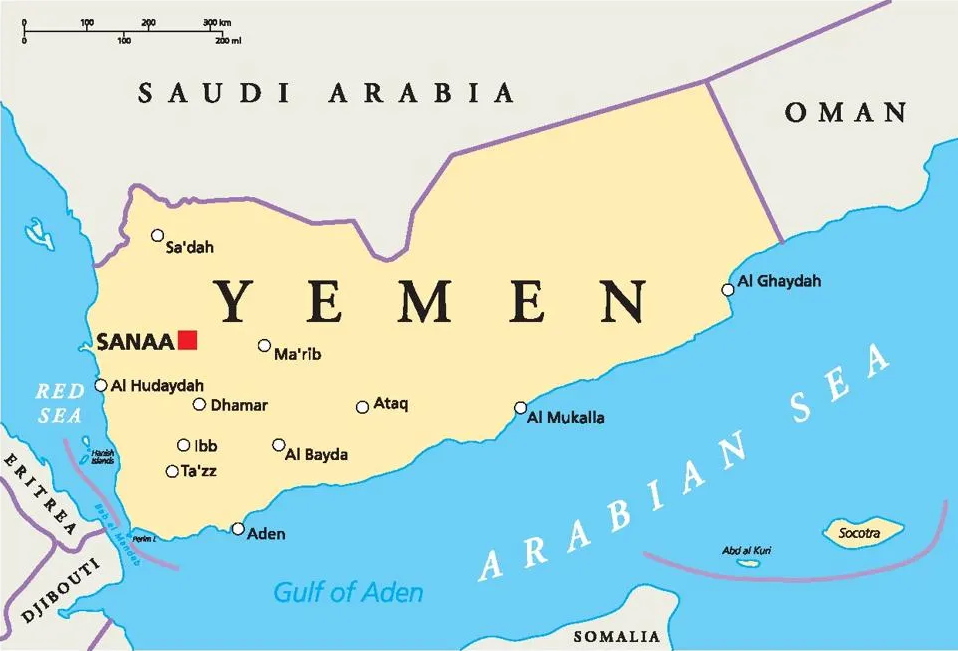 Yemen Map